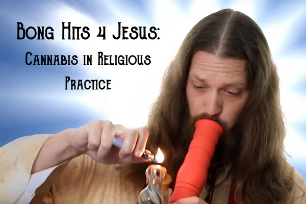 Jesus Smoking A bong